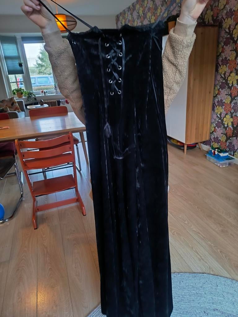 Zwarte jurk gothic jurk, Ophalen, Zo goed als nieuw, Zwart, Galajurk