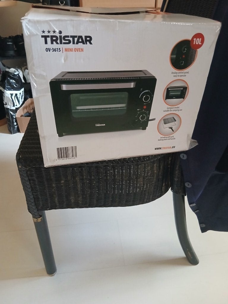 Mini oven Tristar, Witgoed en Apparatuur, Ovens, Ophalen, Minder dan 45 cm, Minder dan 45 cm, Hete lucht