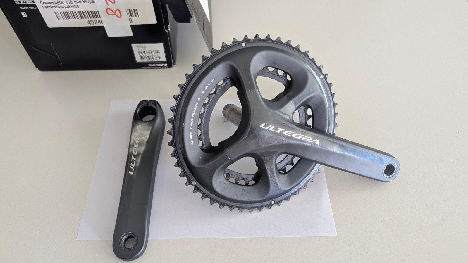 Shimano Ultegra FC-6800 Crankstel 11S 50-34MA, Fietsen en Brommers, Fietsonderdelen, Crankstel of Pedalen, Gebruikt, Ophalen of Verzenden