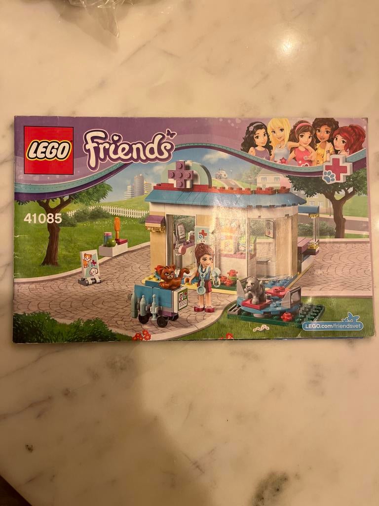 Lego Friends 41085 Dierenkliniek -  set, Ophalen of Verzenden, Gebruikt, Complete set, Lego