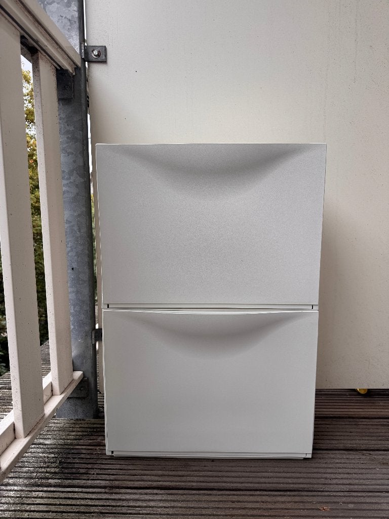 IKEA TRONES schoenenkast 2 stuks wit 52x18x39 cm, Ophalen, Zo goed als nieuw, Scandinavisch, minimalistisch, modern