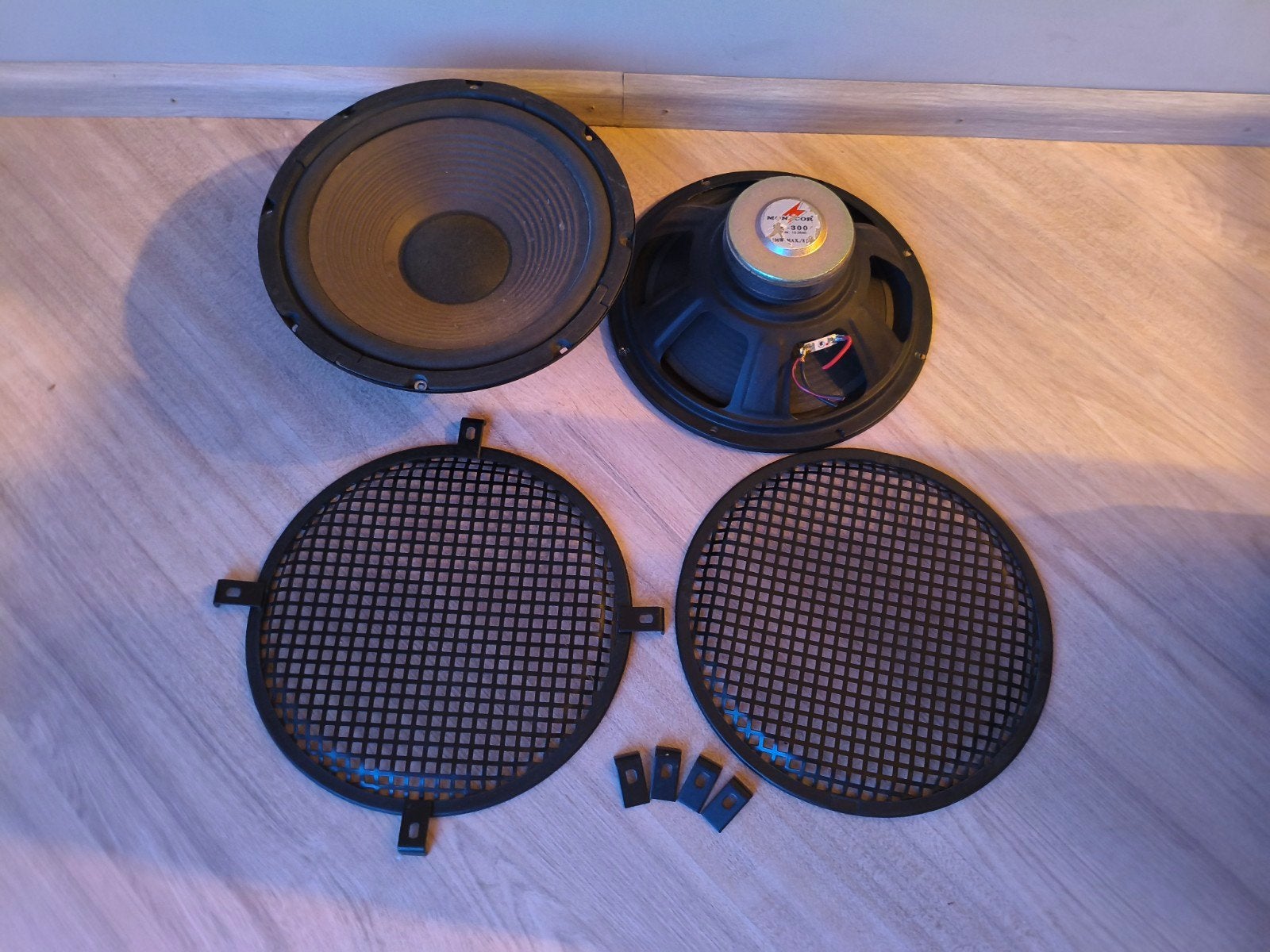 Monacor SP-300 woofers en Motorola tweeters, Audio, Tv en Foto, Gebruikt, Overige typen, 60 tot 120 watt, Ophalen