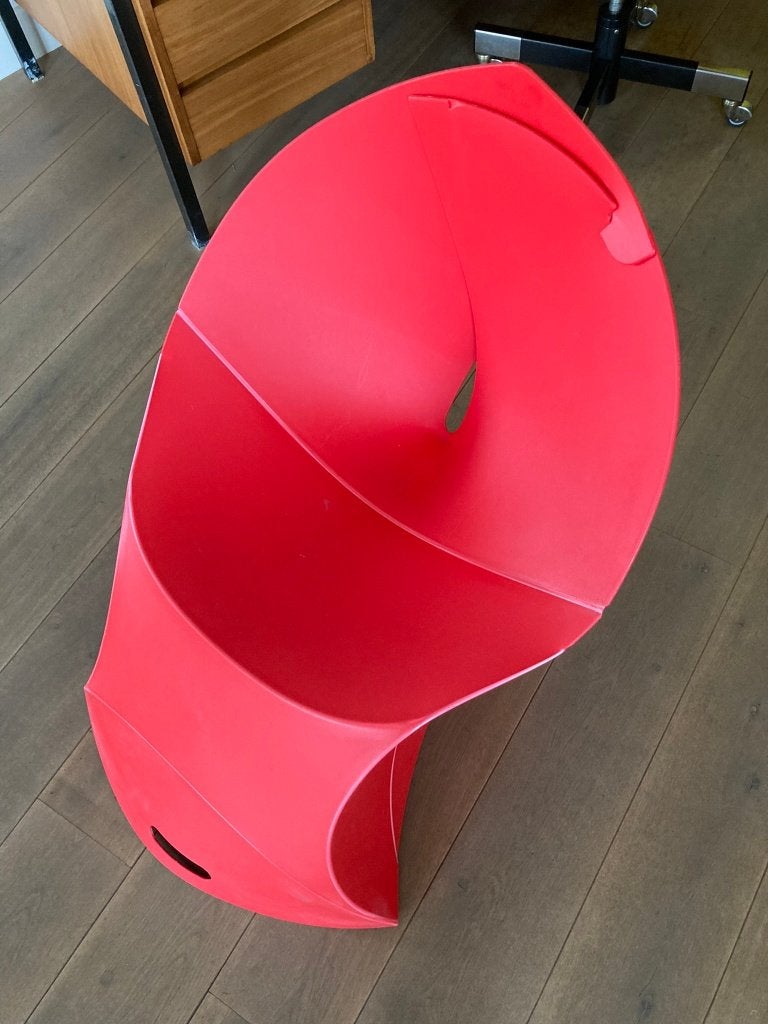 "Flux Chair". Moderne fauteuil van Douwe Jacobs., Ophalen, 75 tot 100 cm, Zo goed als nieuw, 50 tot 75 cm