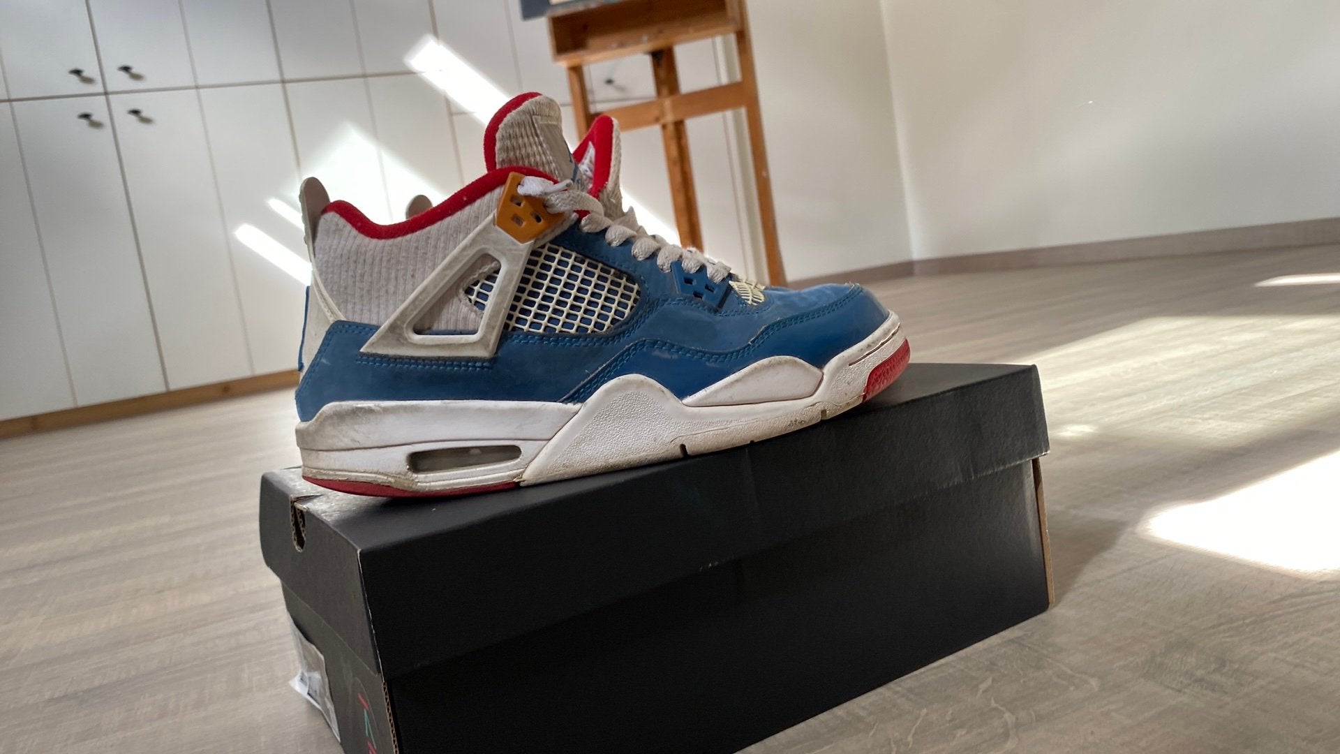 Jordan 4s retro gs maat 38,5, Ophalen of Verzenden, Gedragen