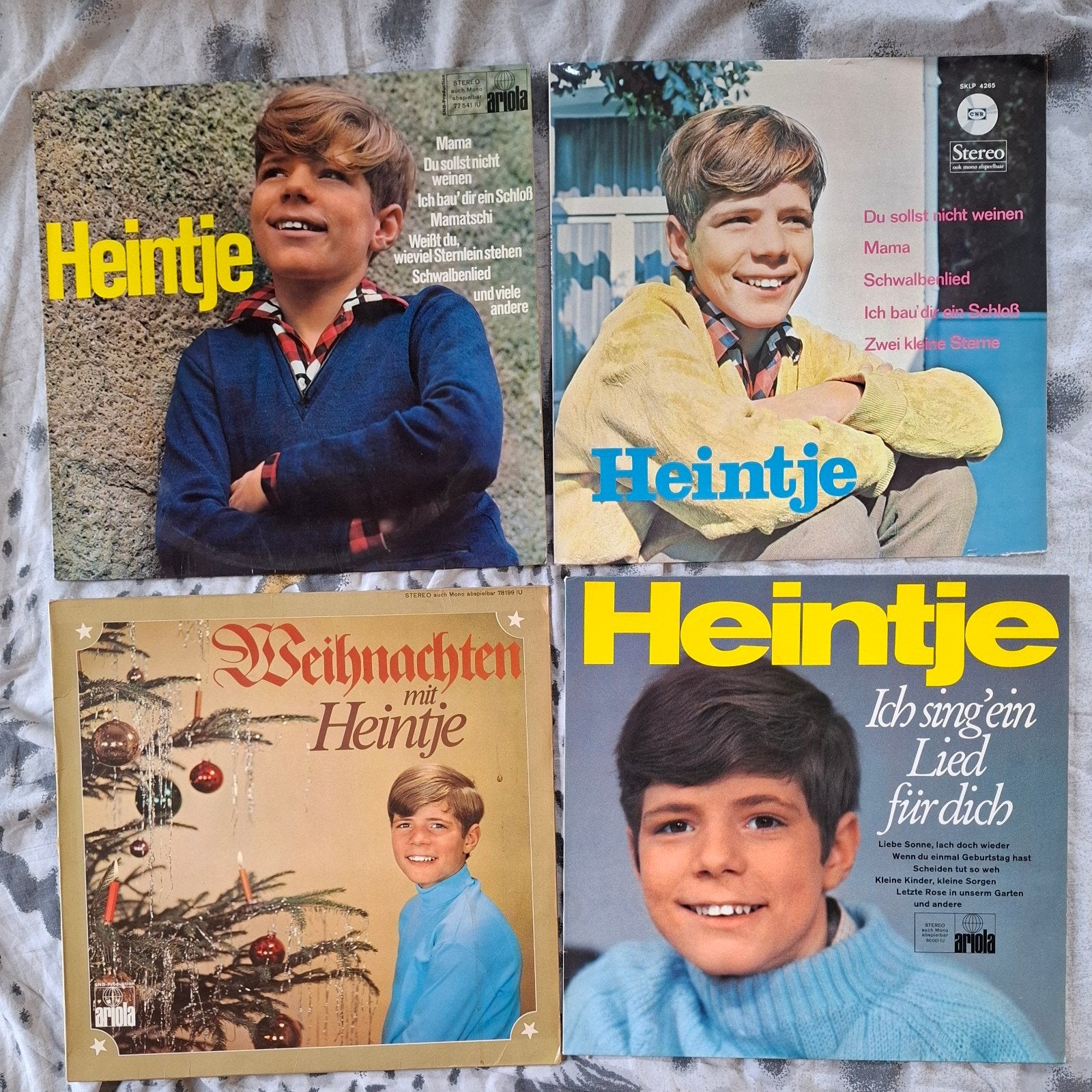 Heintje LP collectie - 4 albums, popmuziek, Cd's en Dvd's, LP, Gebruikt, Pop, Ophalen of Verzenden