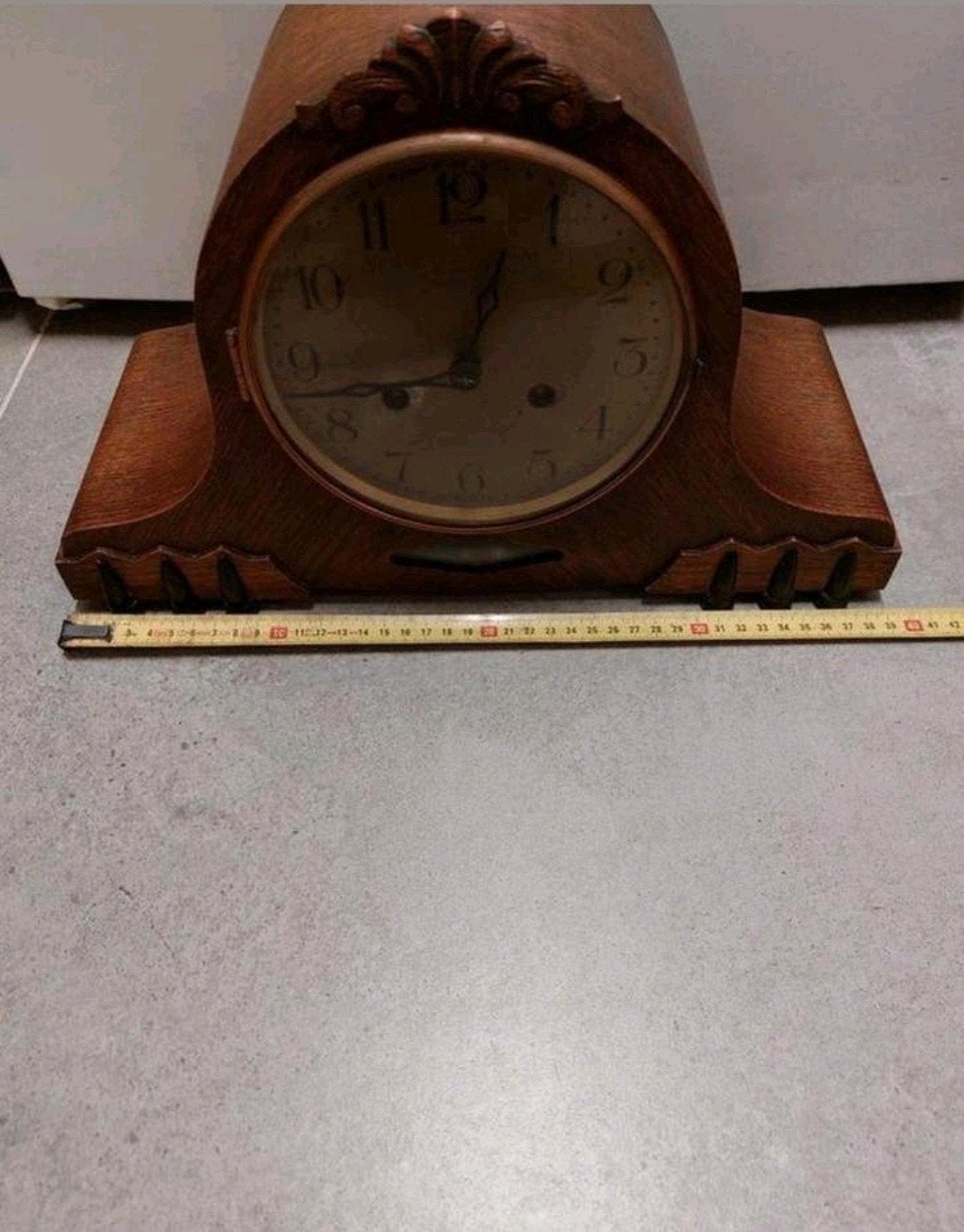 kiezle pendule klok 1920 ? art deco Jugendstil, Ophalen of Verzenden