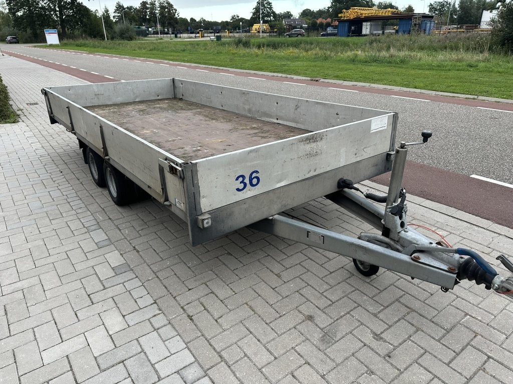 Vlemmix tandemasser plateauwagen 400x183 2.7T 1.650,- ex btw, Auto diversen, Gebruikt