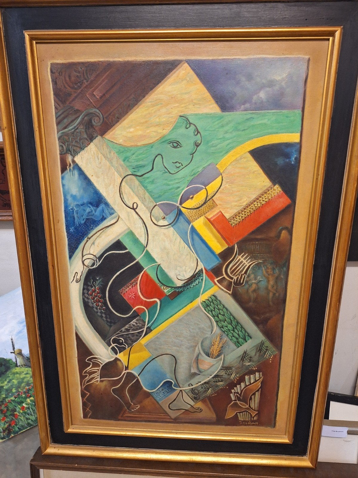 Surrealistisme Brookman, leerl Charley Toorop, Antiek en Kunst, Ophalen of Verzenden