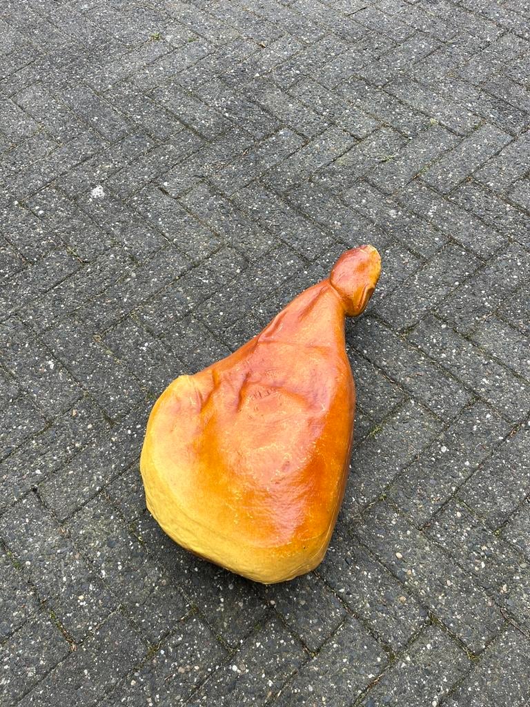 Kunststof nep ham voor decoratie in bv mancave, Ophalen, Meerkleurig, Zo goed als nieuw, Mediterraans