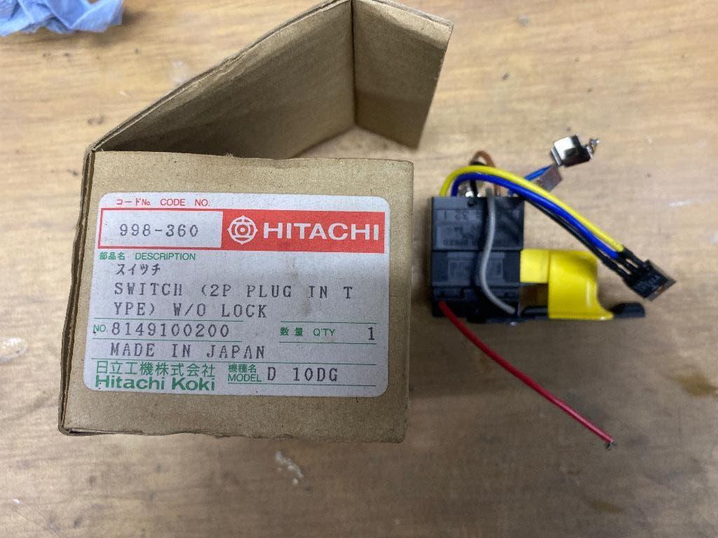 Hitachi schakelaar boormachine, Ophalen of Verzenden, Nieuw, Boormachine, Klopboormechanisme
