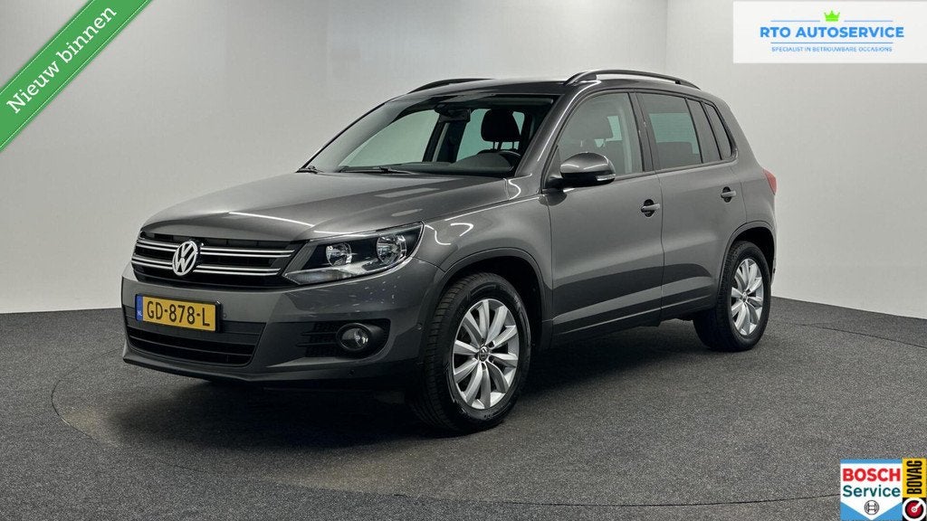Volkswagen Tiguan 1.4 TSI Sport&Style TREKHAAK ECC CRUISE NA, Auto's, Voorwielaandrijving, Euro 5, Gebruikt, 4 cilinders