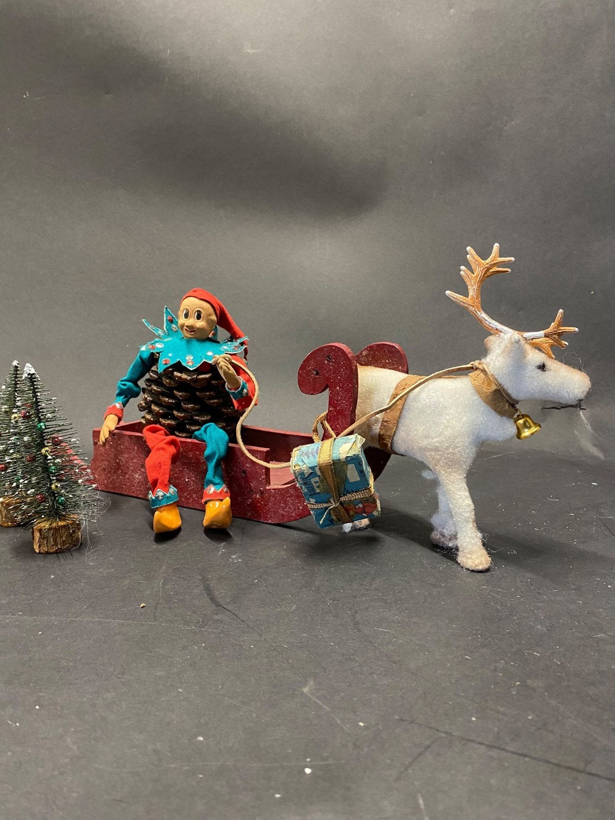 Oudjes kerst slee rudolf elf, Verzenden