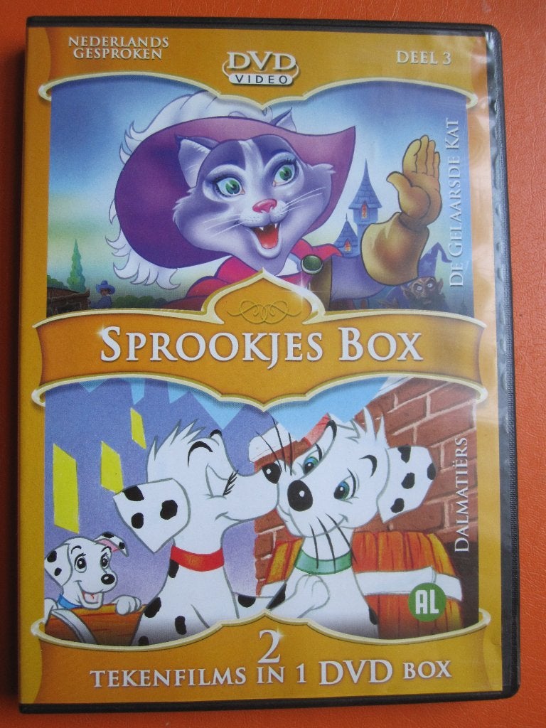 Sprookjesbox Deel 3 (2 films op 1 DVD), Tekenfilm, Zo goed als nieuw, Alle leeftijden, Amerikaans