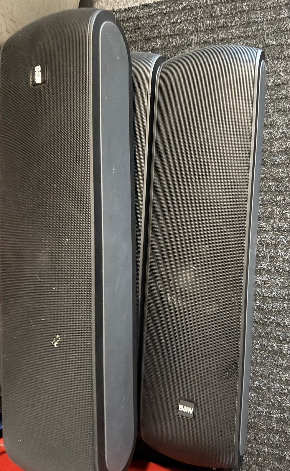 B&W speakers 100W, Audio, Tv en Foto, Luidsprekers, Ophalen, Zo goed als nieuw, 60 tot 120 watt, Overige merken