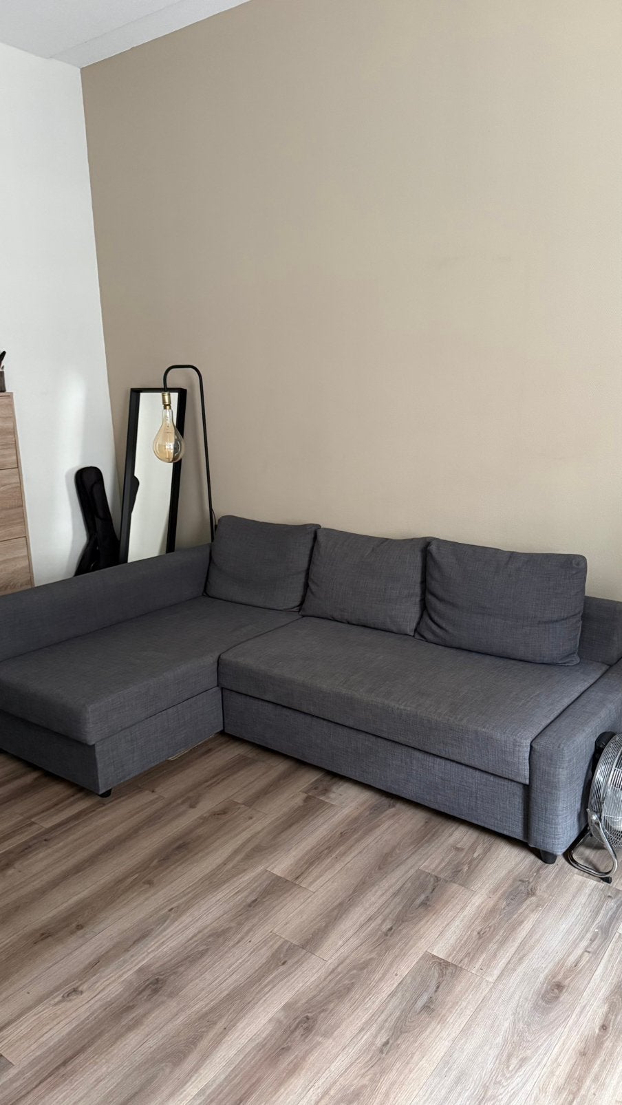 Ikea slaapbank FRIETEN, Ophalen, Zo goed als nieuw, Tweepersoons, 140 cm