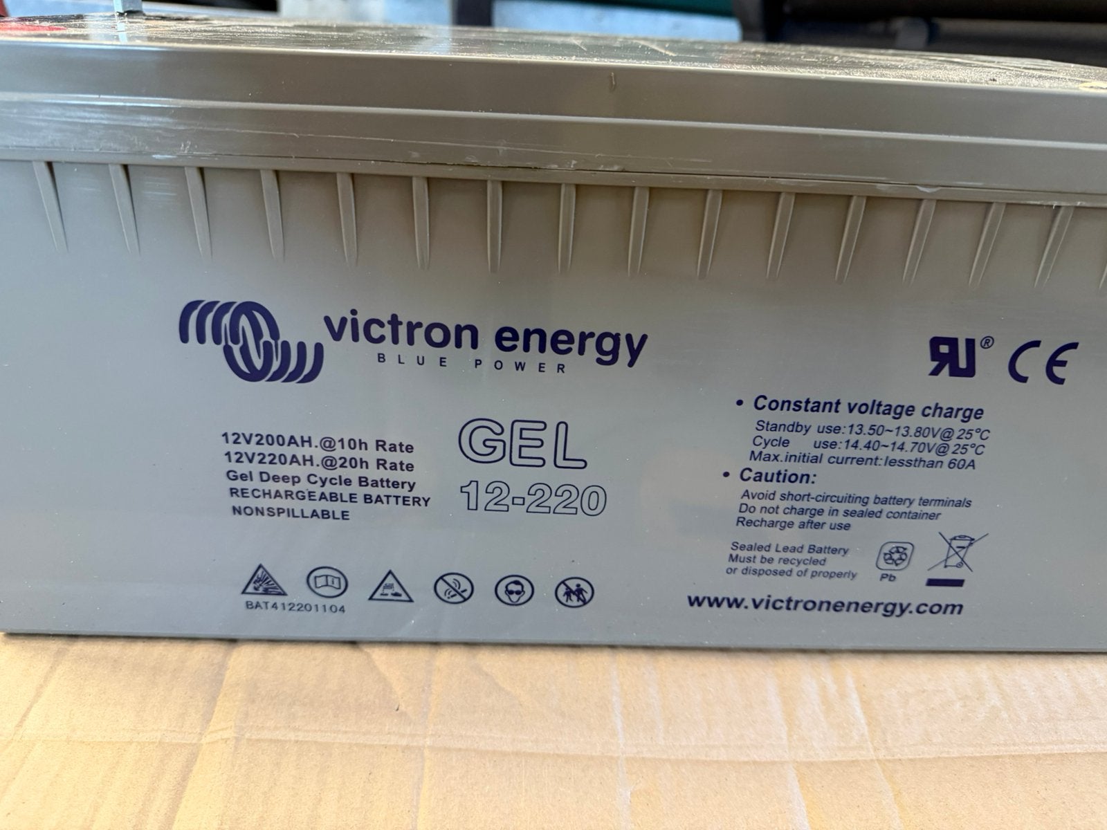 Gebruikte  accu victron  energy gel, Auto-onderdelen, Accu's en Toebehoren, Ophalen of Verzenden, Gebruikt