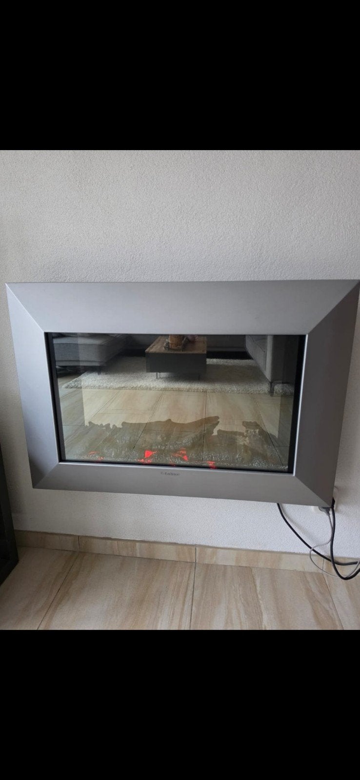Moderne elektrische haard - Wandmodel, Ophalen, Vrijstaande haard, Elektrische haard