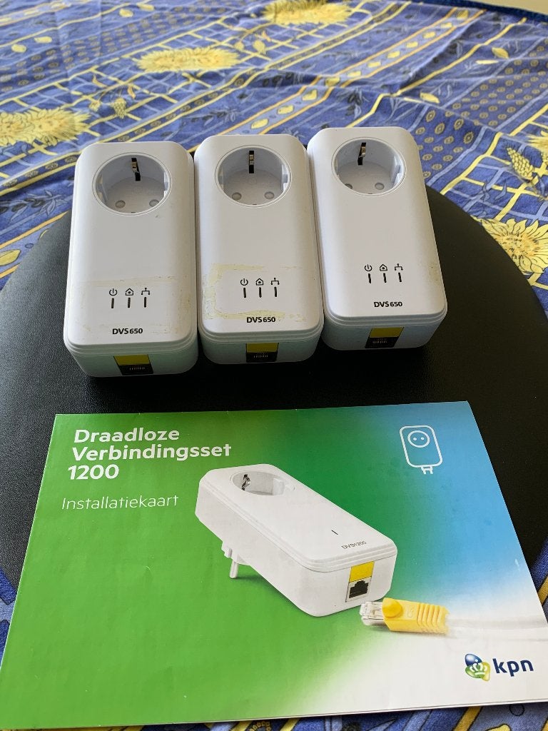 Devolo DVS650 3-delige draadloze verbindingset (Powerline), Ophalen of Verzenden, Zo goed als nieuw, Develo
