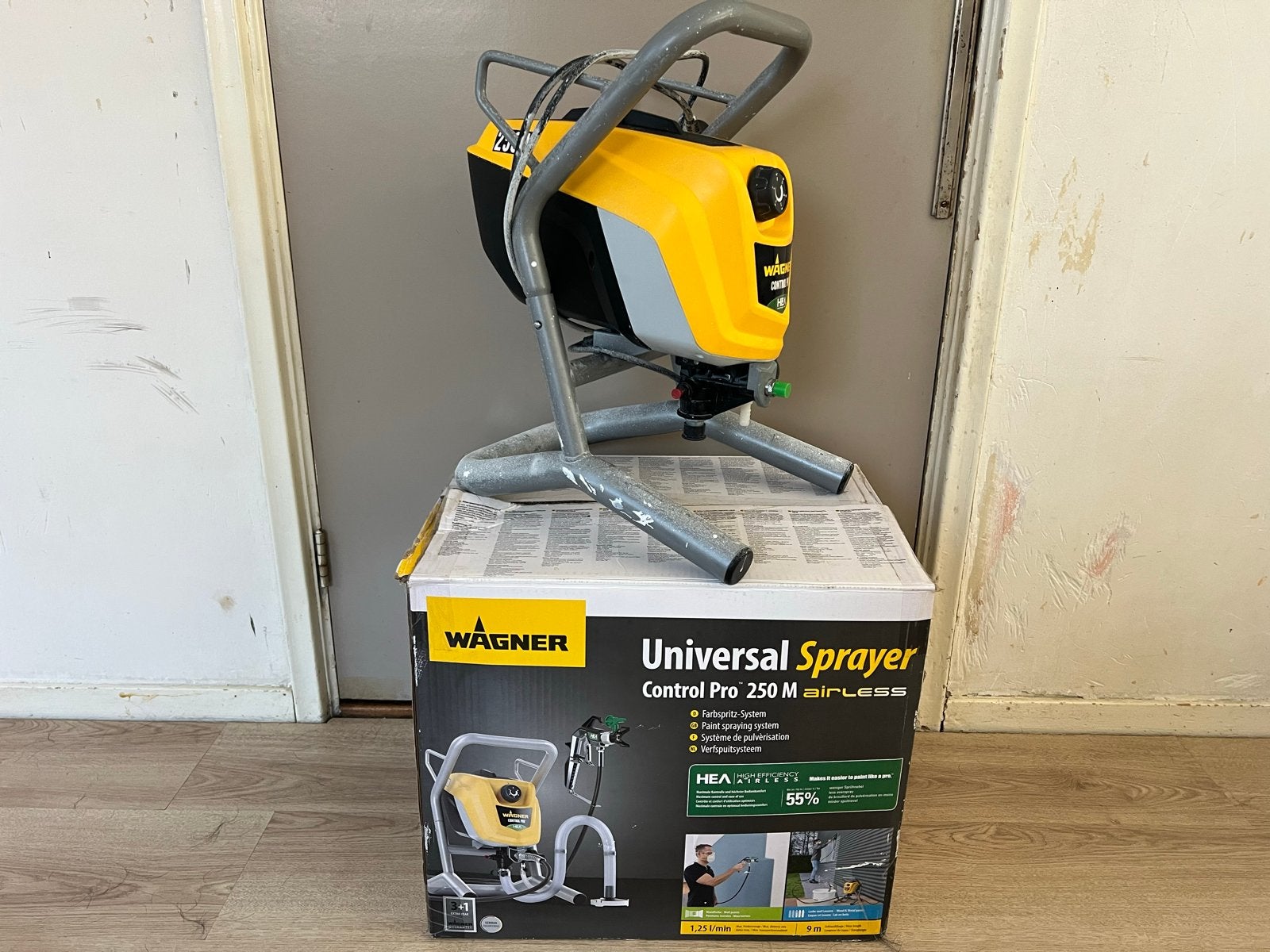 Wagner Universal Sprayer Control Pro 250 M Airless, Ophalen of Verzenden, Zo goed als nieuw, Verfspuit of Verfpomp