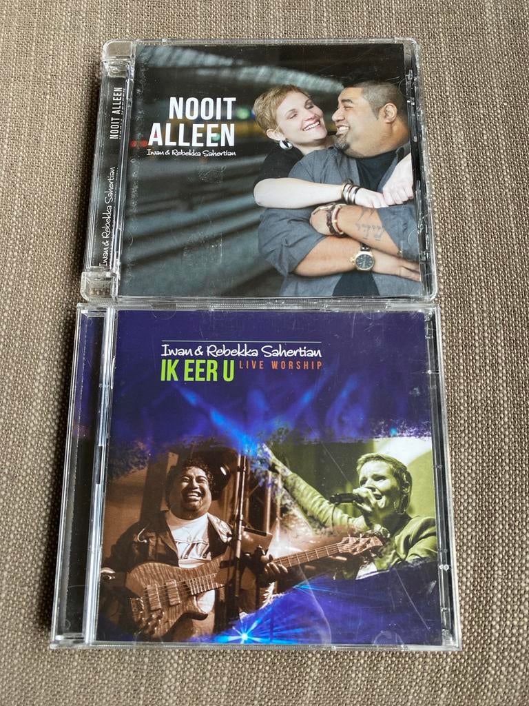 Iwan & Rebekka Sahertian - Nooit Alleen & Ik Keer U CD's, Ophalen of Verzenden, Zo goed als nieuw