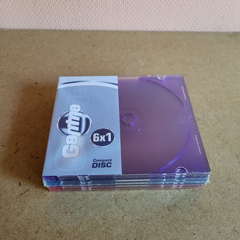 Plastic cd- & dvdhoesjes 6 stuks, Diversen, Ophalen, Nieuw