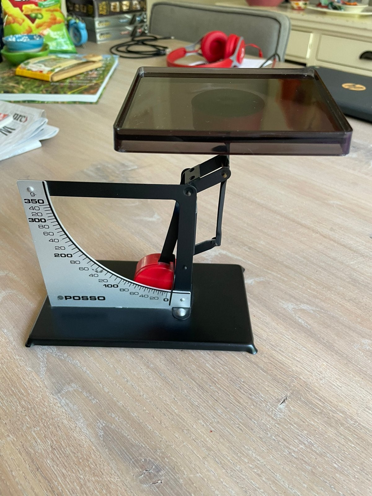 Vintage POSSO Brievenweegschaal - Jaren '70/'80 - 350g, Antiek en Kunst, Ophalen of Verzenden