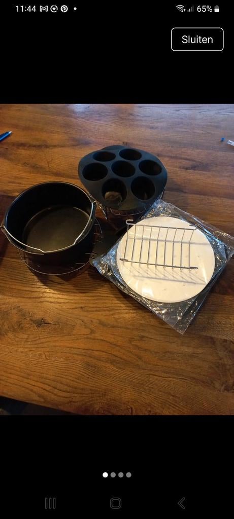 Nieuwe bakspullen voor air fryer, Ophalen of Verzenden, Nieuw, Taarten, Bakvorm