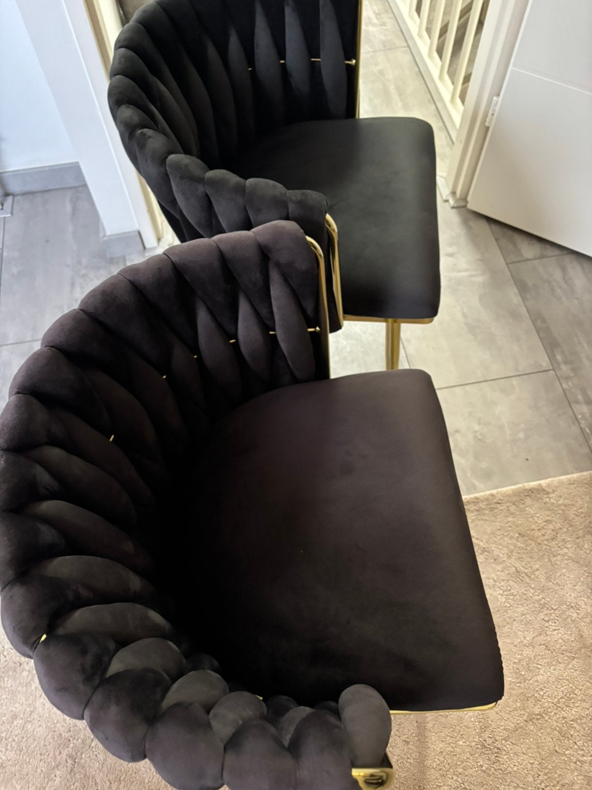 4 Eetkamerstoel stoelen fauteuils, Huis en Inrichting, Ophalen of Verzenden, Zo goed als nieuw, 75 tot 100 cm, 50 tot 75 cm