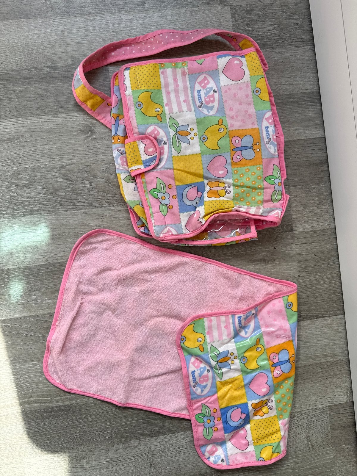 Baby Born verzorgingsset met accessoires, Ophalen of Verzenden, Gebruikt, Babypop
