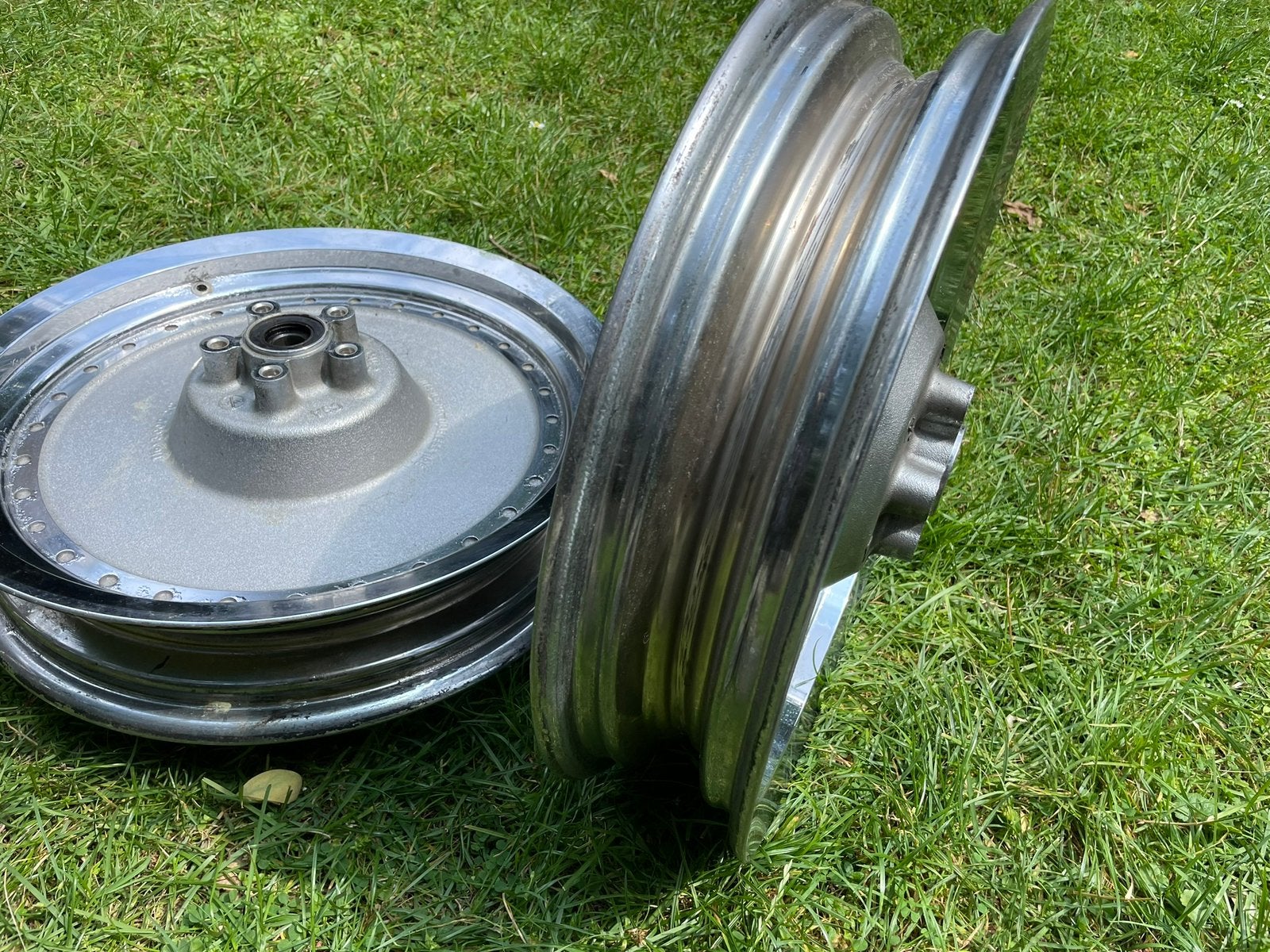 Originele set Fat Boy Wielen/Velgen, Motoren, Ophalen of Verzenden