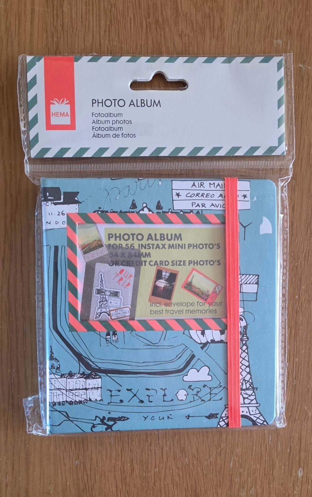 Hema Fotoalbum voor Instax Mini foto's - Reis thema, Ophalen, Nieuw, Thema-album, Hema