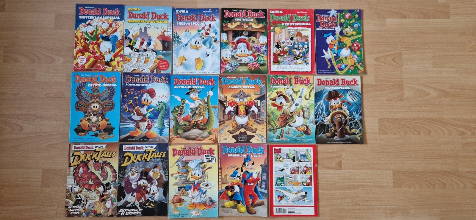 16 x Donald Duck specials, Meerdere comics, Ophalen of Verzenden, Zo goed als nieuw, Europa