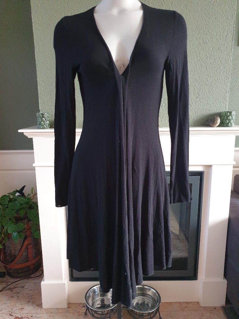 Taifun mooi lang zwart vest cardigan M 38, Maat 38/40 (M), Verzenden, Zwart, Zo goed als nieuw
