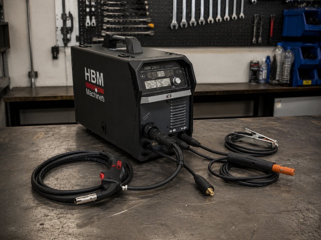 HBM 230 CI Synergic MIG Lasinverter, Ophalen, Gebruikt, 150 tot 250 ampère, Co2