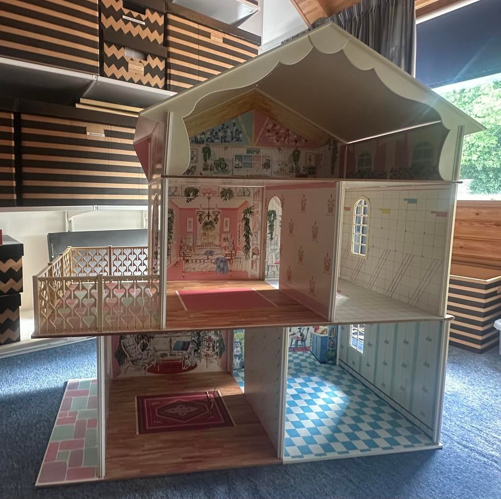 Barbie huis, Ophalen, Gebruikt, Kunststof