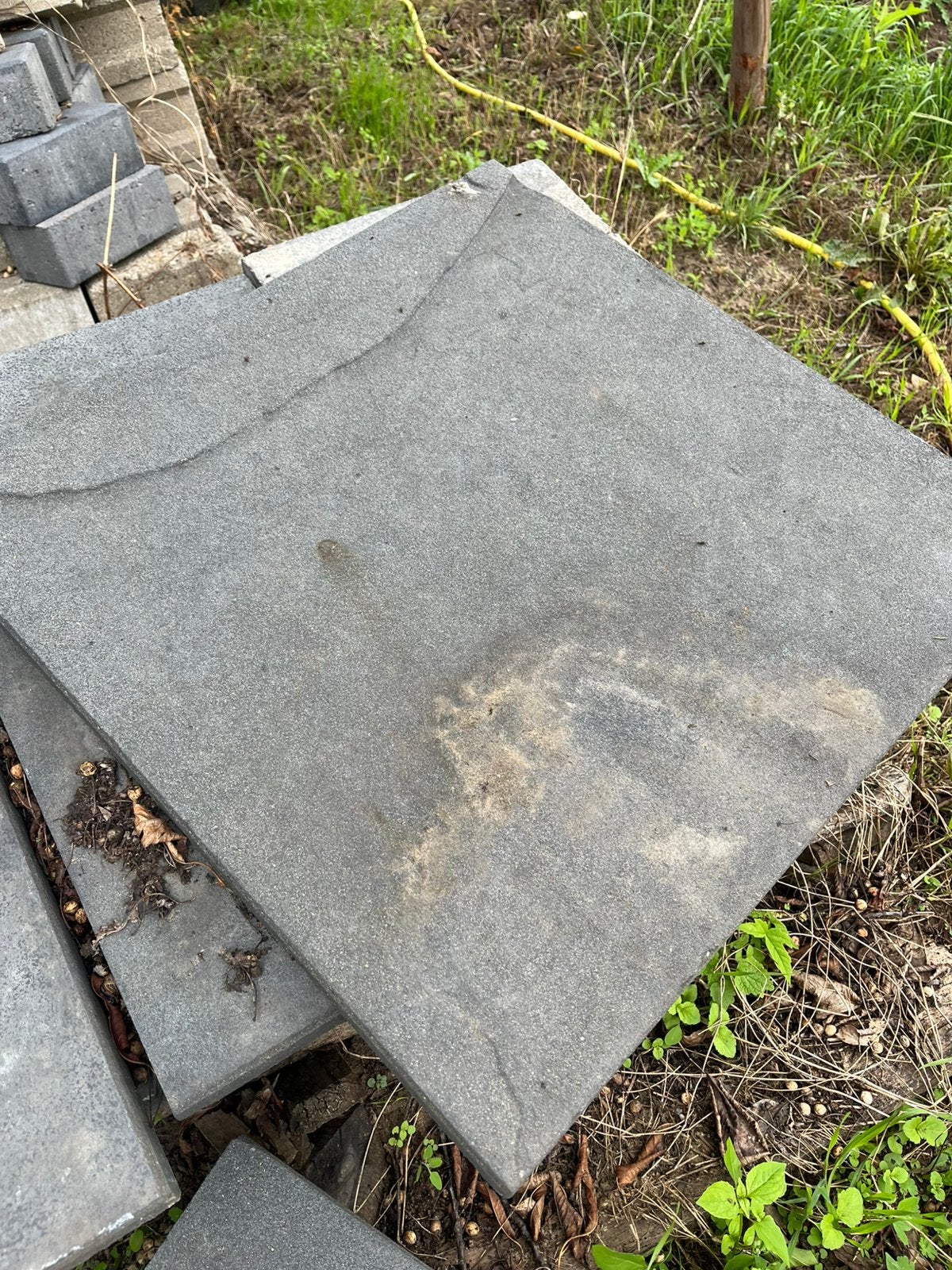Antraciet Tegels 60x60x4, Tuin en Terras, Ophalen, Zo goed als nieuw, 10 m² of meer, Beton