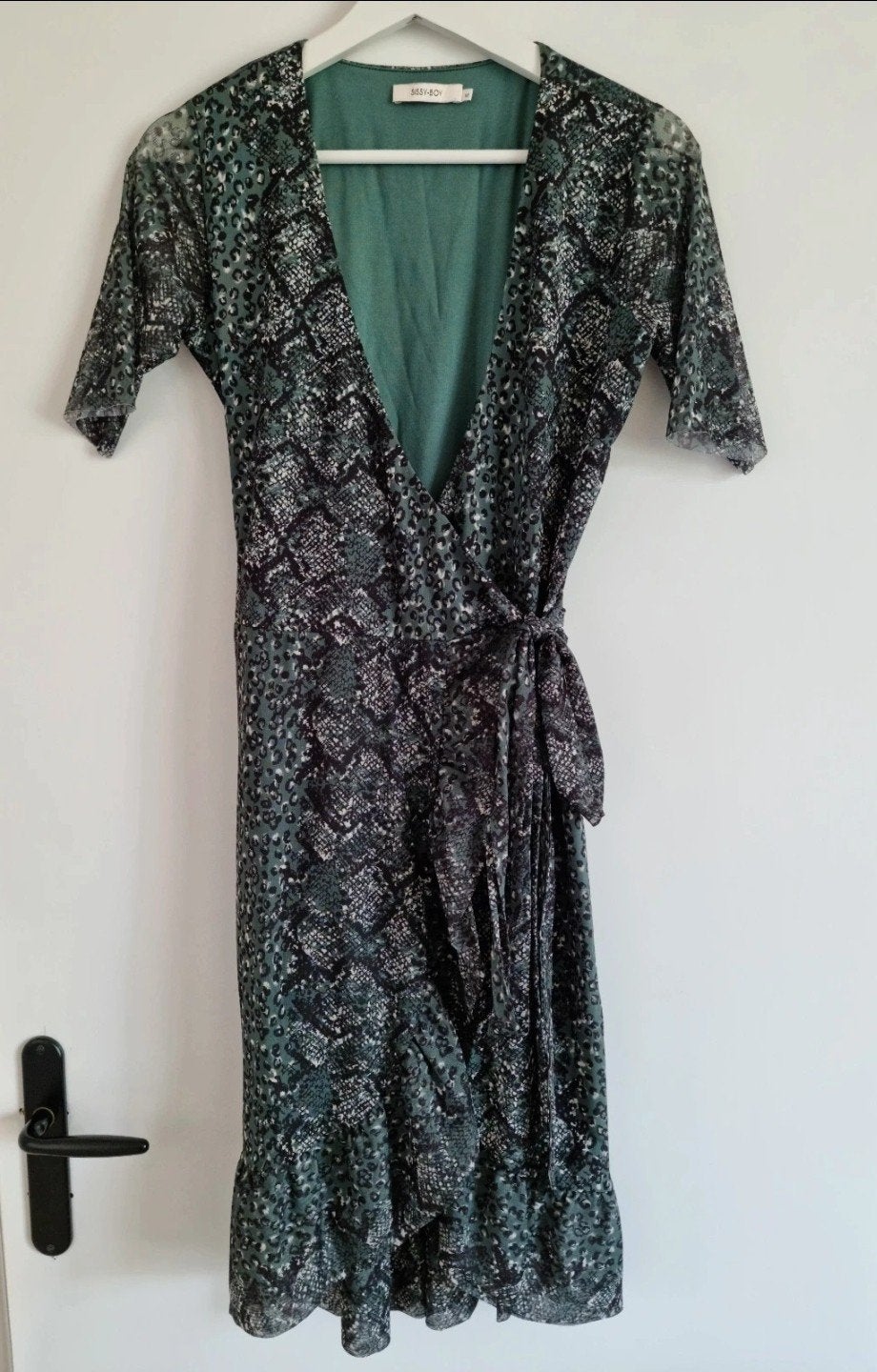 Sissy-Boy overslagjurk met slangenprint Maat XS, Kleding | Dames, Sissy-Boy, Ophalen of Verzenden, Zo goed als nieuw, Maat 34 (XS) of kleiner