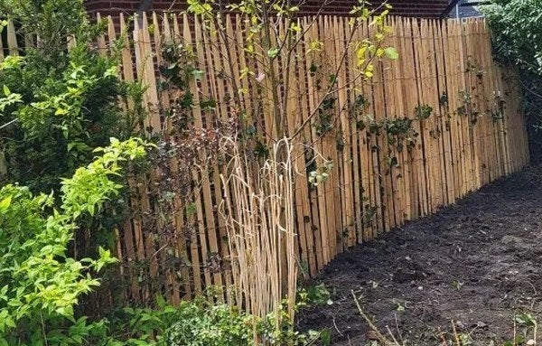 120cm hoog Frans Schapenhek van Robiniahout CNC 5meter nieuw, Met poort, Nieuw, Ophalen of Verzenden, Tuinhek