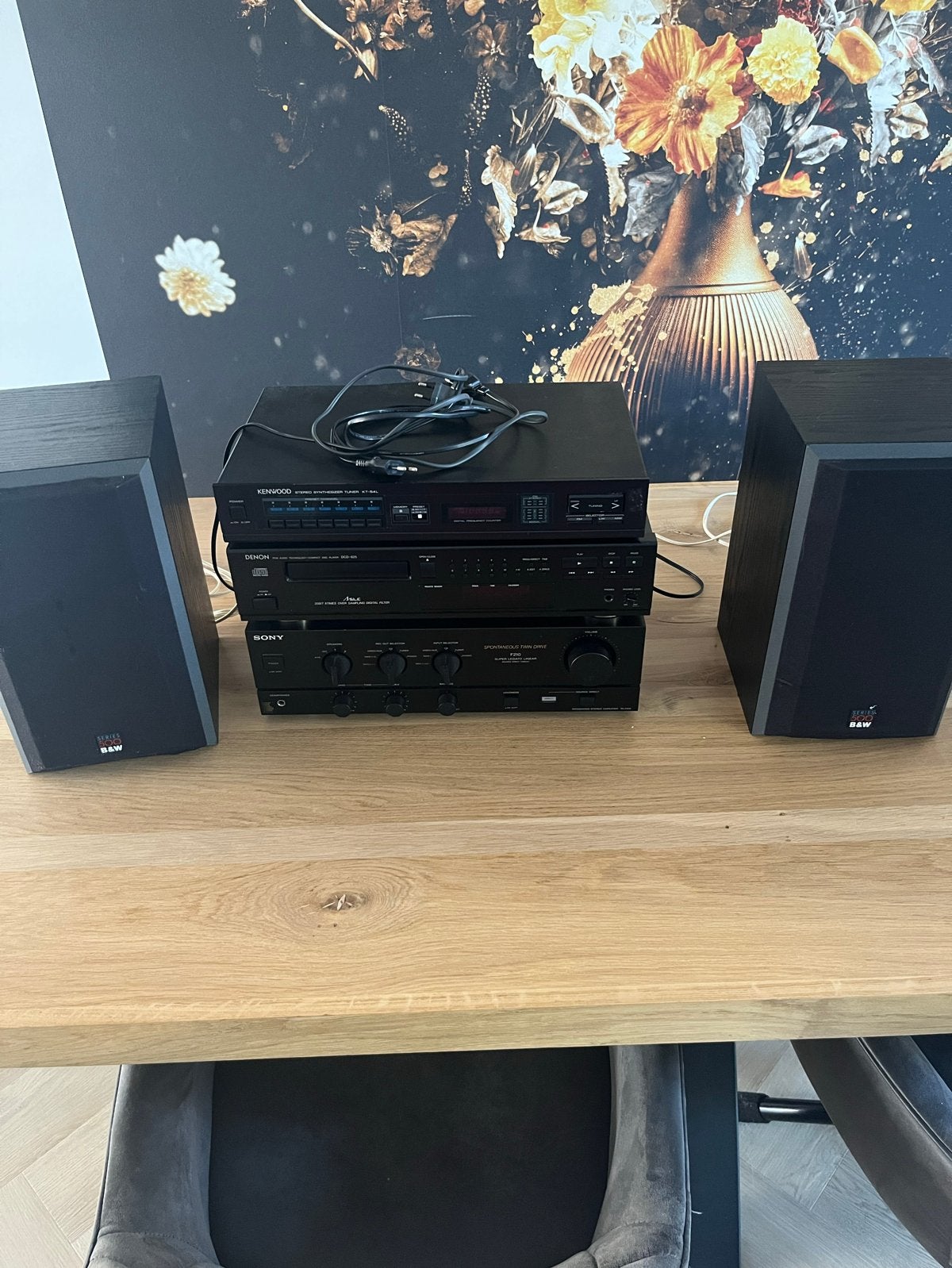 Complete Stereo Installatie: Sony, Denon, Kenwood met B&W sp