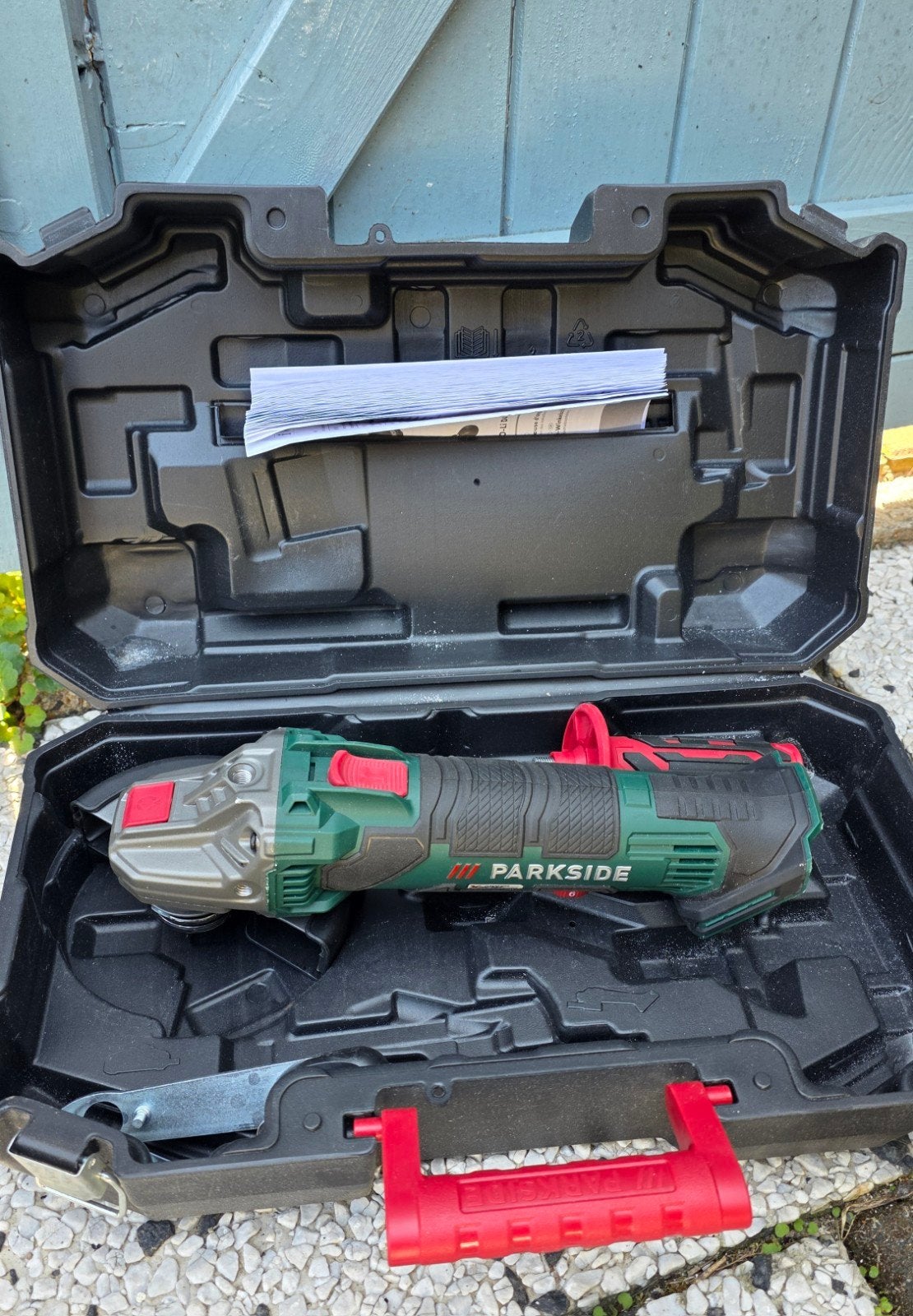 Parkside Accu Haakse Slijper – Compleet in Koffer, Doe-het-zelf en Verbouw, Gereedschap | Slijpmachines, Ophalen, Minder dan 700 watt