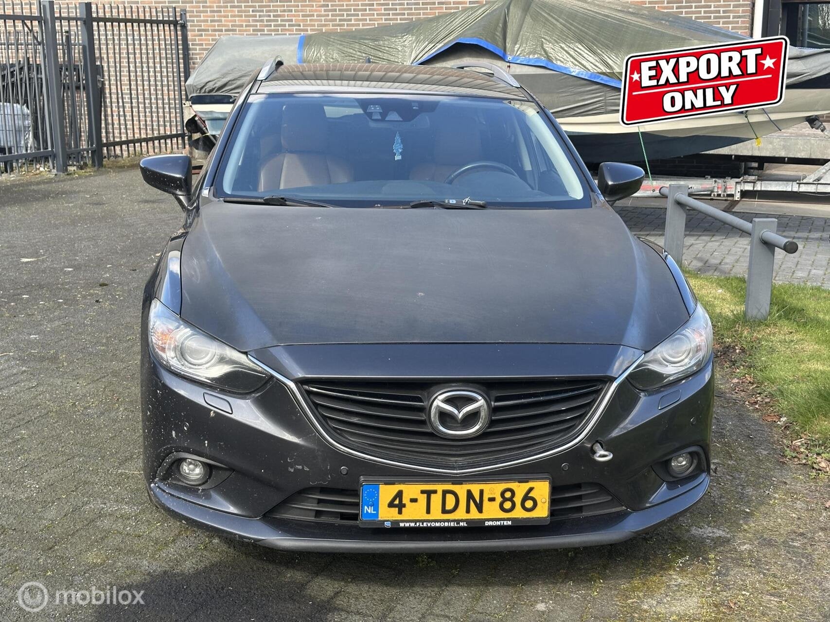 Mazda 6 Sportbreak 2.2D Skylease+ Motor defect!, Auto's, 730 kg, Gebruikt, Euro 6, 4 cilinders