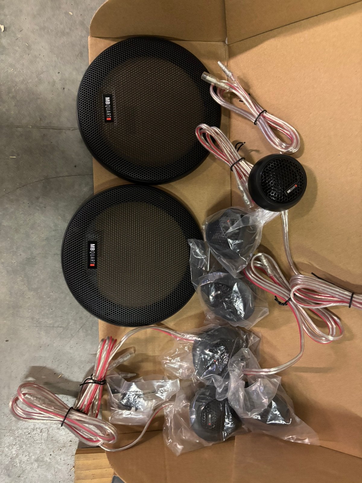 MBquart tweeters 3 sets van 2, Auto diversen, Autospeakers, Nieuw, Verzenden
