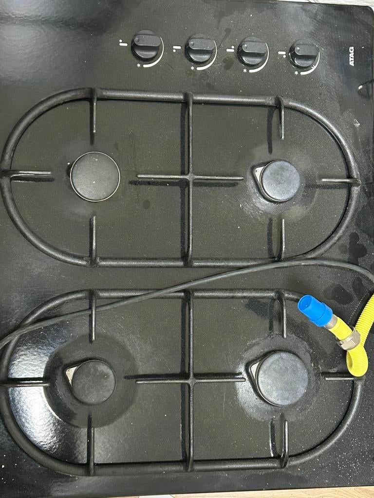 Gasfornuis met 4 pitten, Witgoed en Apparatuur, Fornuizen, Gebruikt, 60 cm of meer, 3 kookzones of minder, Ophalen of Verzenden