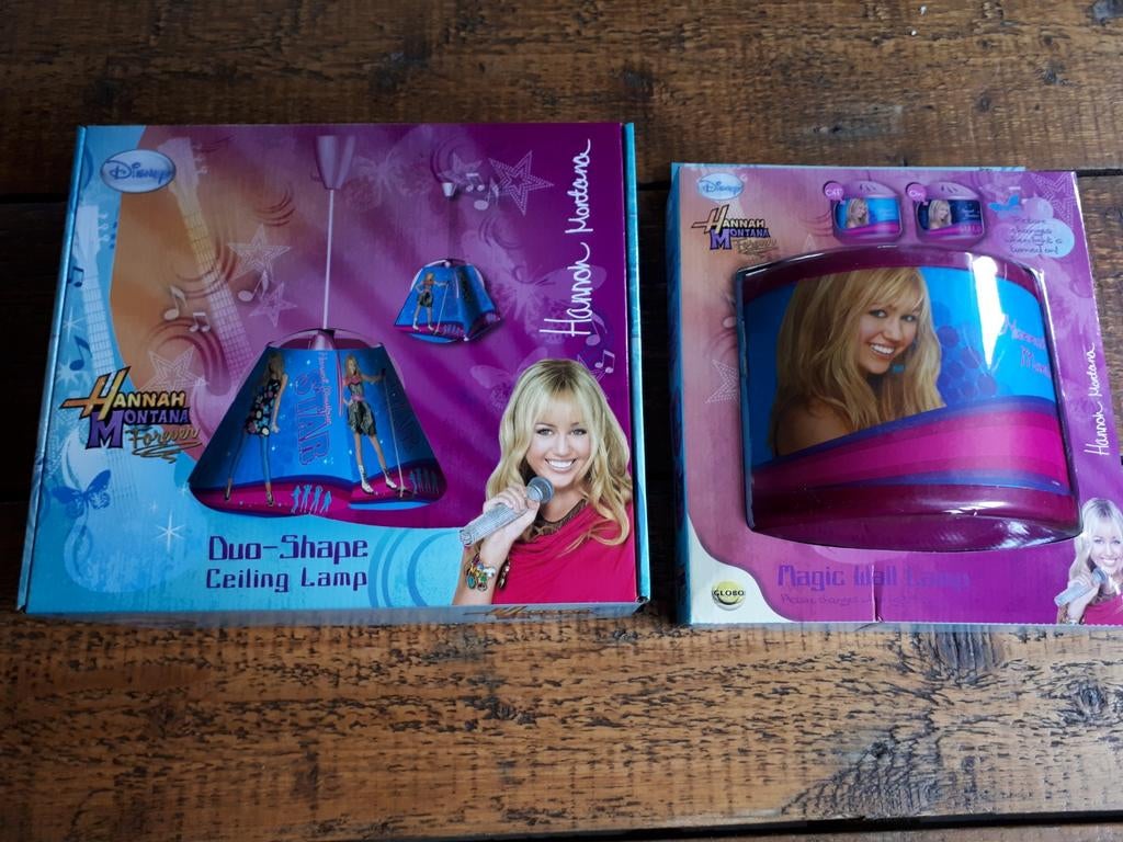 Disney Hannah Montana hanglamp en wandlamp NIEUW, Ophalen of Verzenden, Nieuw