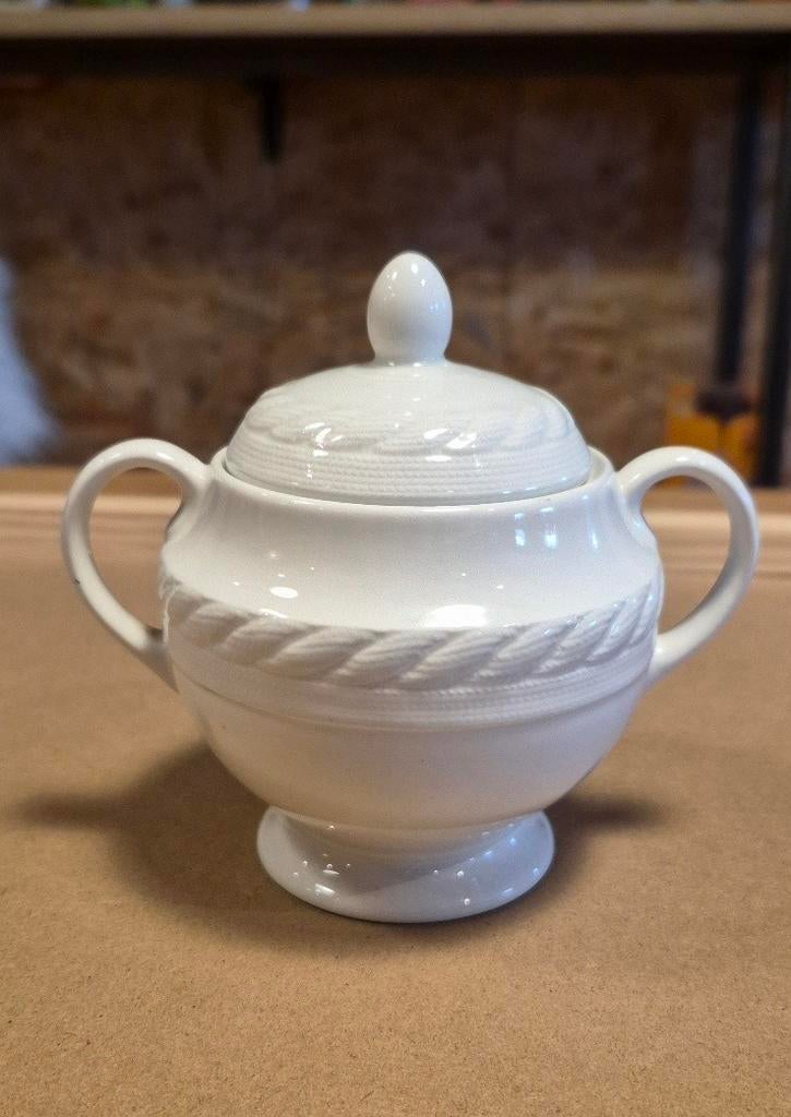 Suikerpot Wedgwood Clearwater - Ralph Lauren, Overige typen, Ophalen of Verzenden, Zo goed als nieuw, Wedgwood