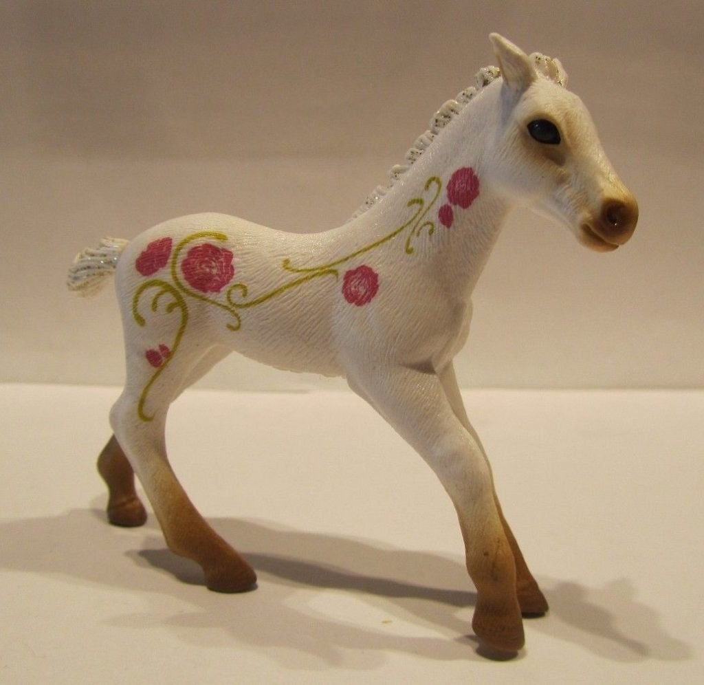 Schleich 82877 bloemenveulen Linea, Verzamelen, Dierenverzamelingen, Verzenden, Zo goed als nieuw, Paard, Beeldje of Figuurtje