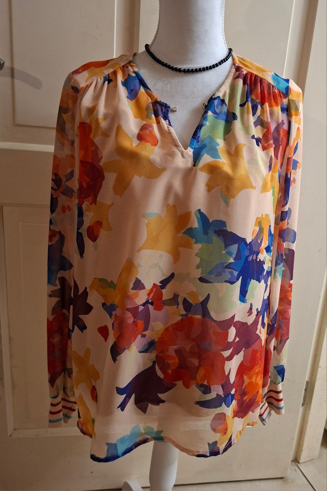 Caroline Biss Blouse Maat 40 - Kleurrijke Print, Kleding | Dames, Maat 38/40 (M), Meerkleurig, Ophalen of Verzenden, Zo goed als nieuw