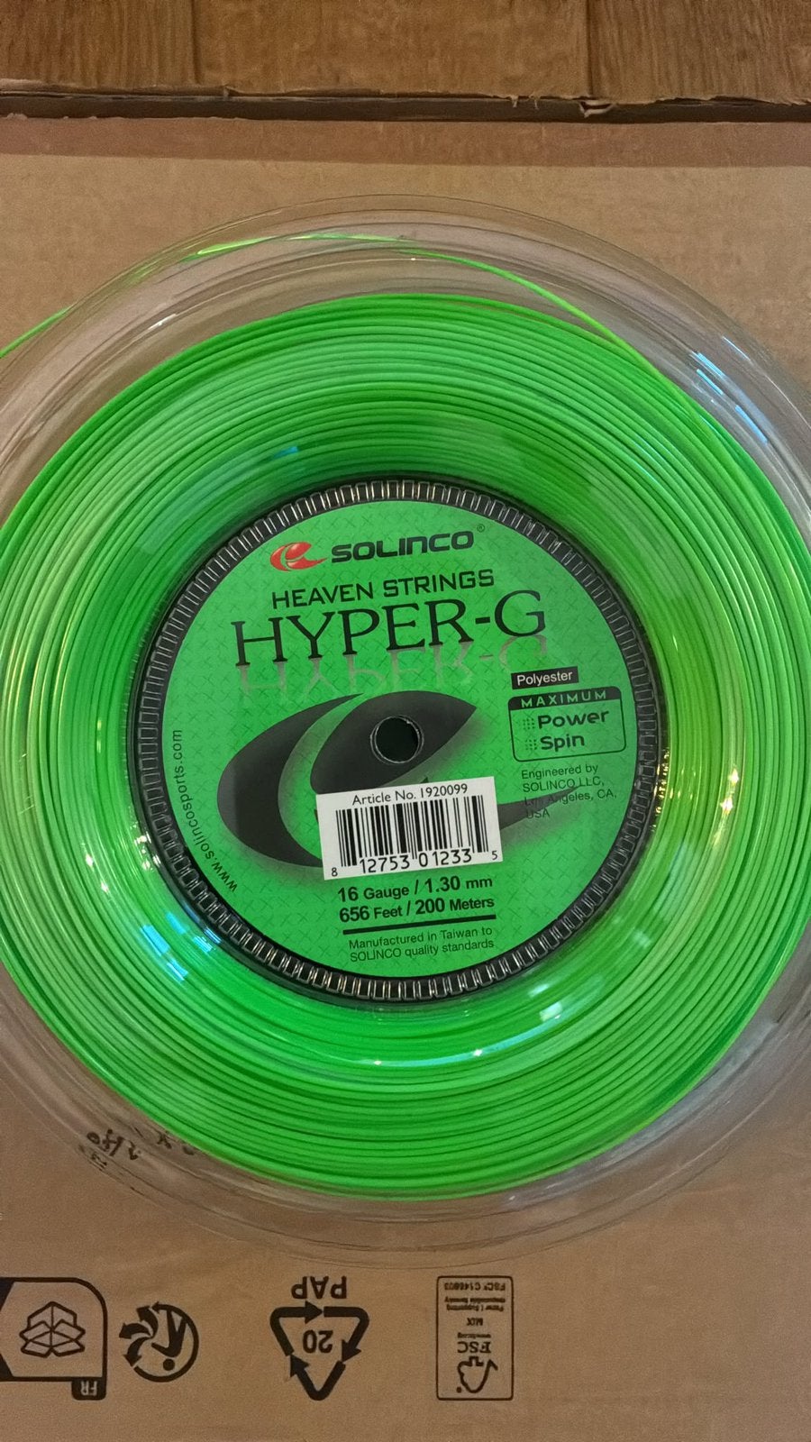 Solinco hyper G 200 meter rol, Ophalen of Verzenden, Nieuw, Overige merken, L00
