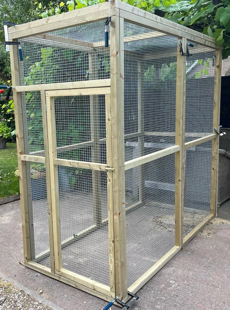 Geimpregneerd houten kattenrennen & volieres, 4221LV, Info@vandoorntimmerwerken.com, Nieuw, Ophalen of Verzenden