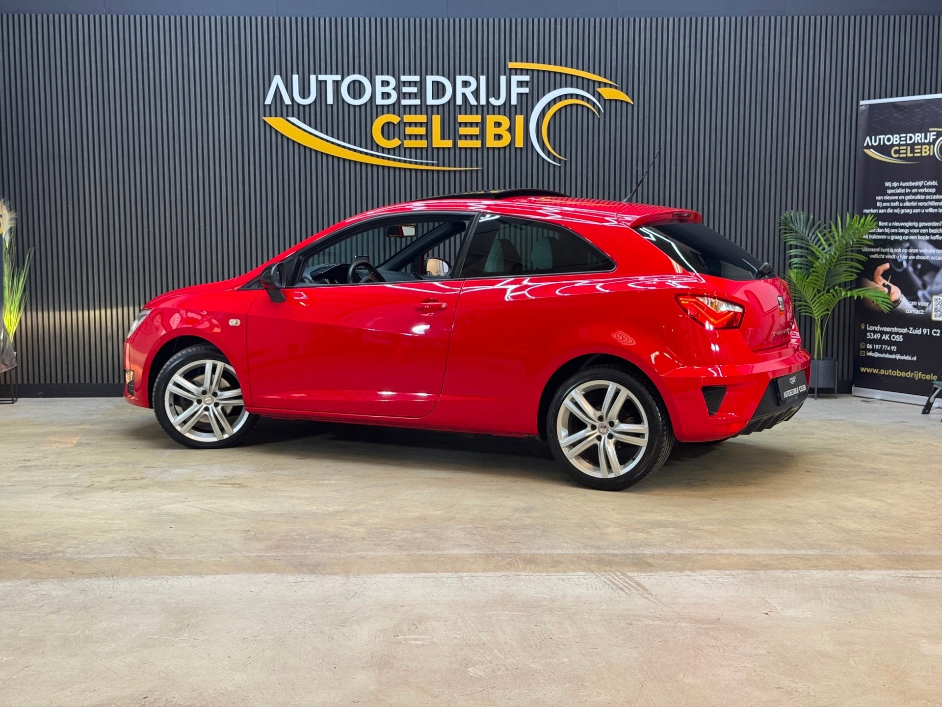 Seat Ibiza SC 1.4 TSI Cupra 2013 ROOD PANO|AUTO|CLIMA|STOELV, Auto's, Gebruikt, Zwart, 4 cilinders, Alcantara